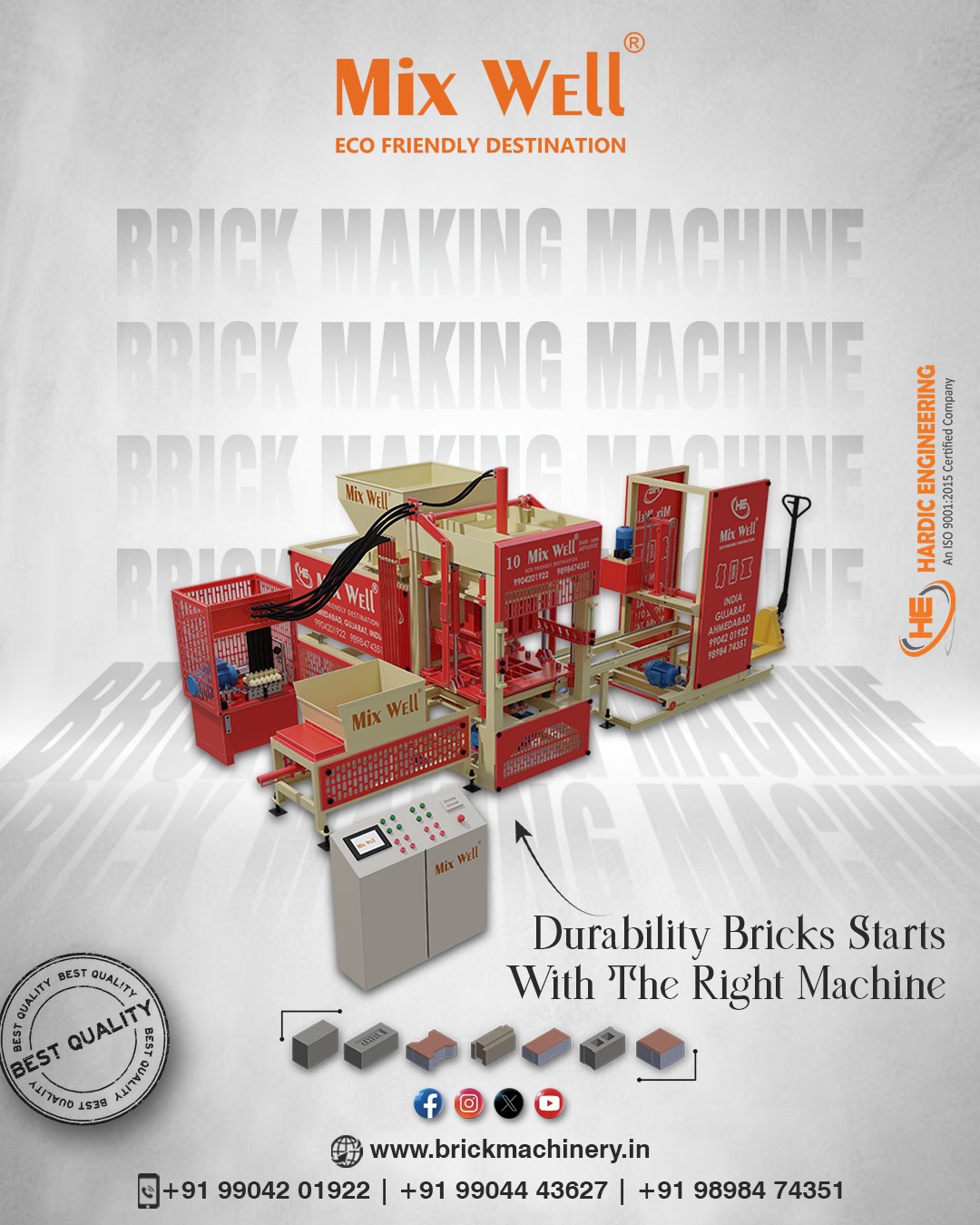 Fully Automatic Fly Ash Brick Machine